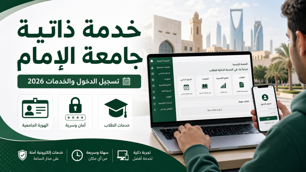 خدمة ذاتية جامعة الإمام 2026: تسجيل الدخول والخدمات المتاحة - سعودي سكوب