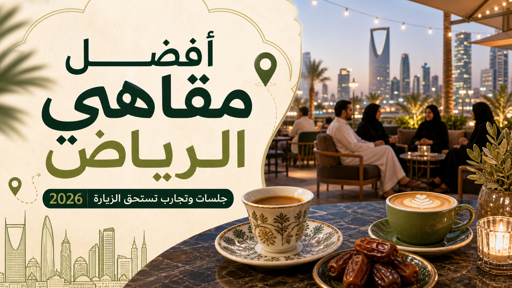 أفضل مقاهي الرياض 2026: جلسات وتجارب تستحق الزيارة