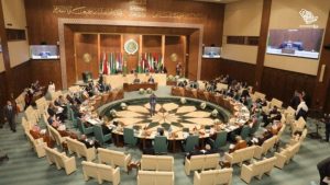The ministerial-level meeting was held along the 156th session of the Council of the Arab League at the League headquarters.