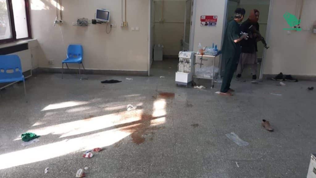 explosions and gunfire Kabul-Military-Hospital