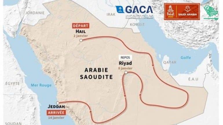 Dakar Saudi Arabia 2022 GACA Saudiscoop (4) Map 3