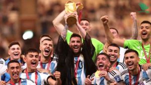 Messi lifts the world cup, and here's how it happened-saudiscoop