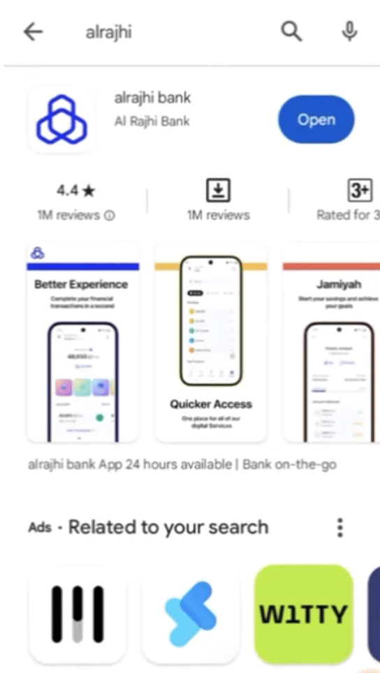 Al Rajhi Bank Account Opening Via App Step-1.