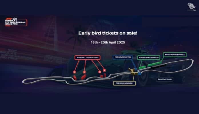 Discounted Saudi Arabian Grand Prix 2025 tickets have dropped