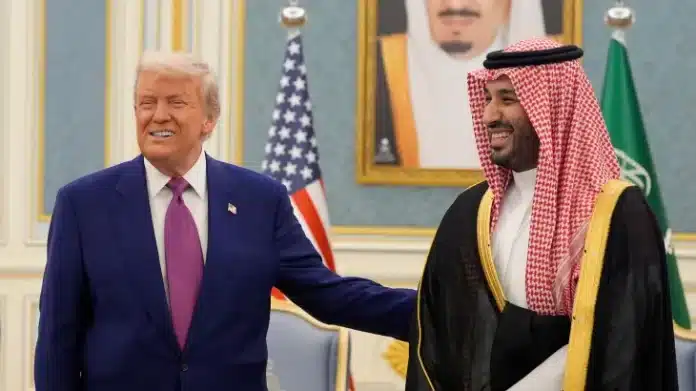 Crown Prince Mohammed bin Salman Welcomes President Donald Trump in Riyadh