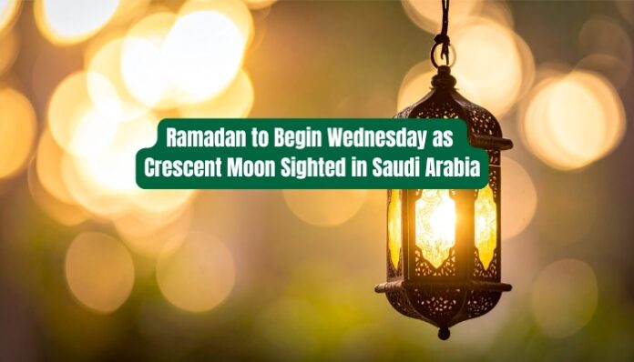 Ramadan to Begin Wednesday as Crescent Moon Sighted in Saudi Arabia