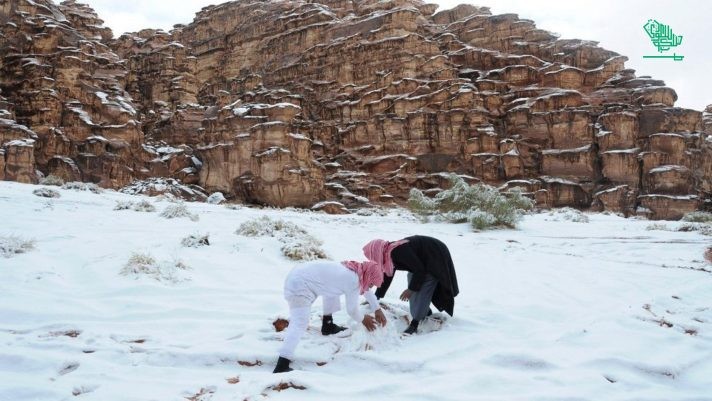 coldest winter places saudi arabia ksa